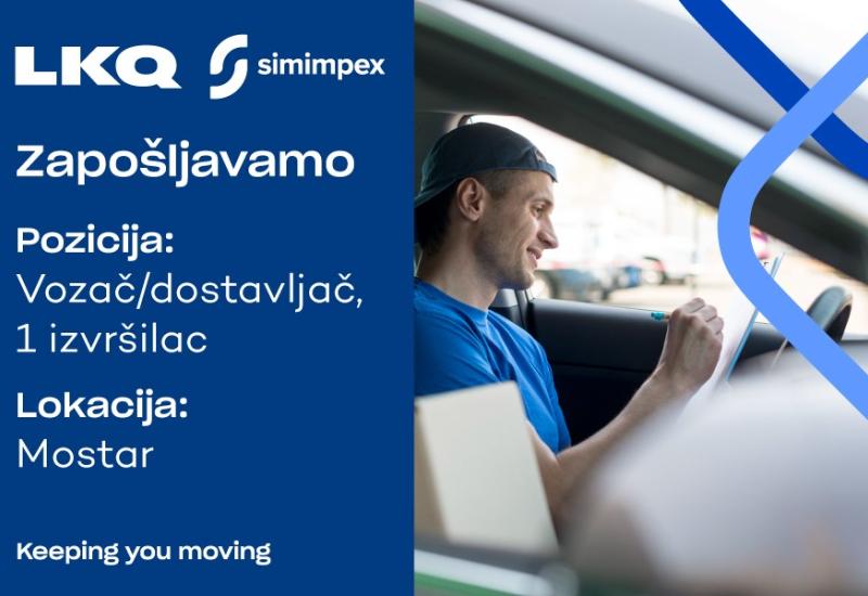 Natječaj za posao -Vozač/dostavljač – Simimpex